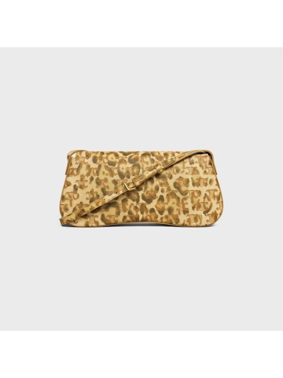 Сумка LOLA MEDIUM из холста TRIOMPHE с леопардовым принтом Celine